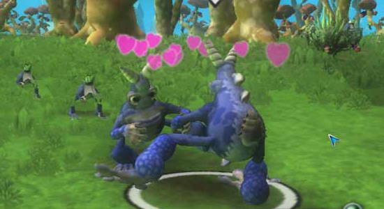 love story dans Spore Creatures