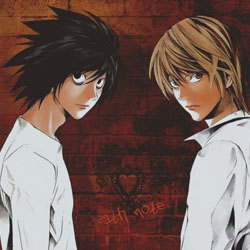 death note - L et light raito