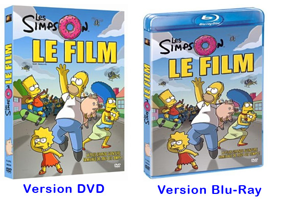 DVD Blu-Ray Simpson le film