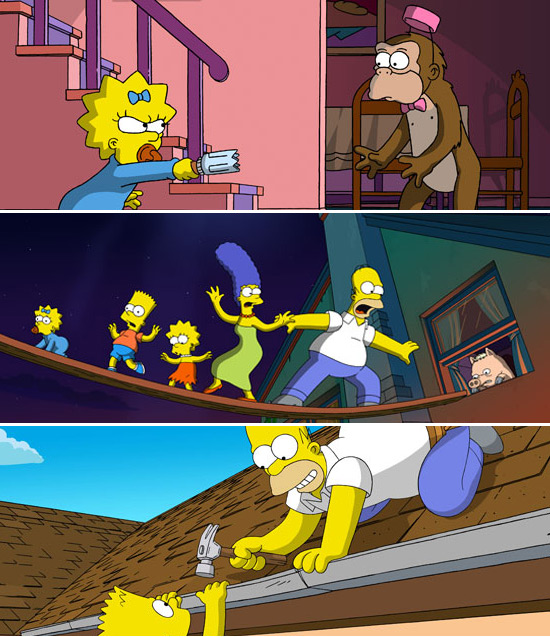Des visuels du film les Simpson