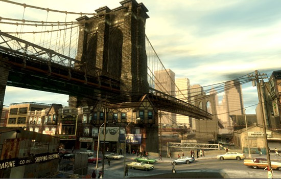 Modélisation de Liberty City dans GTA 4