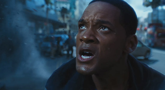 Des visuels du film de Super Heros Hancock avec Will Smith