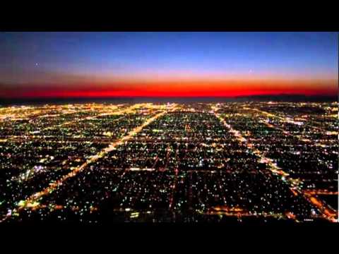 Los Angeles la nuit en avion…