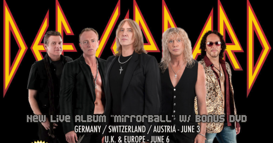 ‘Mirrorball’ : premier album live de Def Leppard