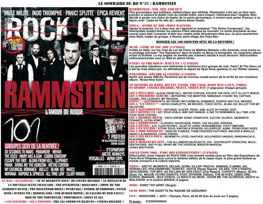 Le nouvel album de Rammstein : titre + track-by-track guide