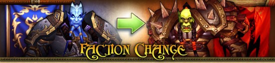 World of Warcraft : changement de faction